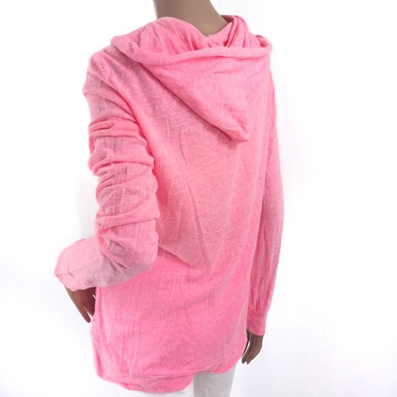VS PINK Zip Front Lightweight LS Hoodie Sweatshirt M - Picture 4 of 5